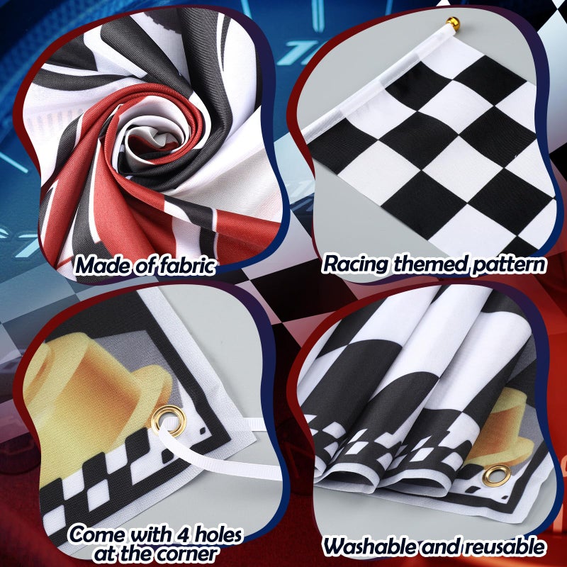 Yuxung 40 Pcs Racing Car Trunk or Treat Car Decorations Kit  Halloween Trunk or Treat Decorating Kits  Halloween Car Trunk or Treat Decoration  Halloween Car Archway Garage Door Decorations - Image 3